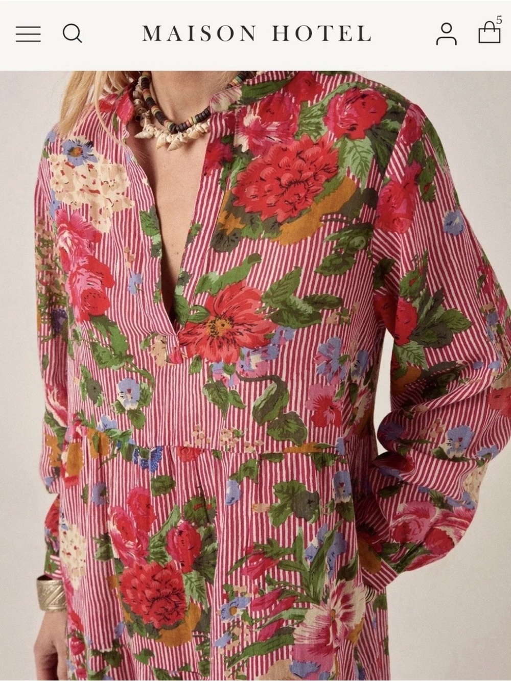 Maison Hotel Beatrice Dress Bolton Soul medium EUC